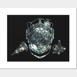 Bioshock: Big Daddy (pattern) Posters and Art